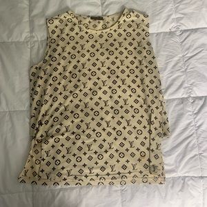 Louis Vuitton monogram blouse